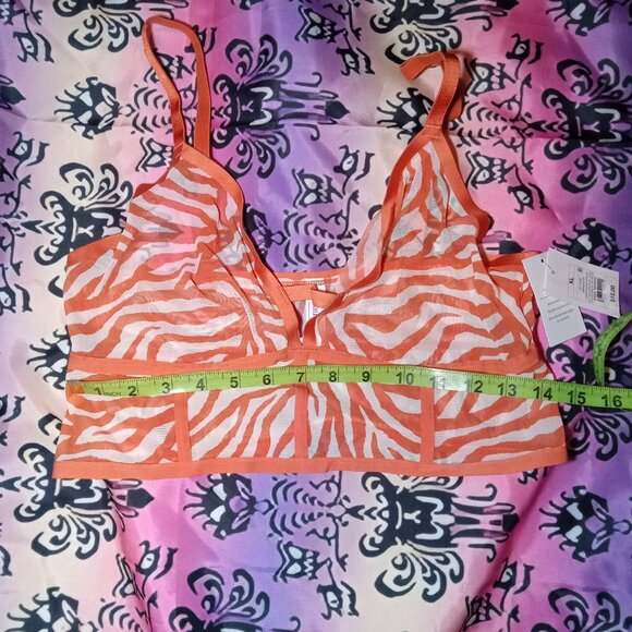 Auden Orange Zebra Bra - Picture 6 of 6
